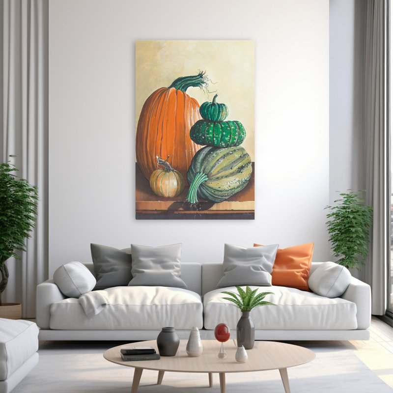 Grandes citrouilles, H 60 po x l 40 po