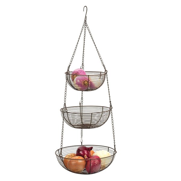 Fox Run Hanging Baskets Chrome