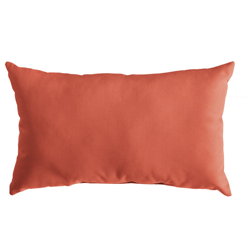 Coussin décoratif , 12 po x 18 po, Orange