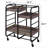 Serving Cart With 3 Adjustable Trays