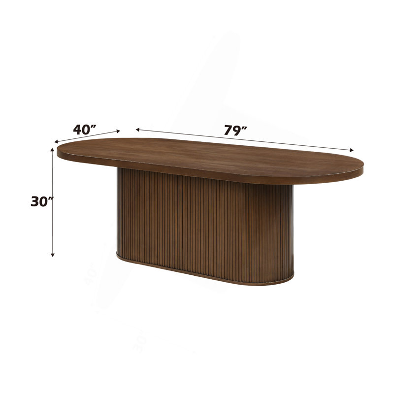 Gamarya Oak Finish Dining Table