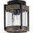 1 - Bulb Outdoor Flush Mount