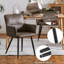 Kamryn 46cm H Linen Upholstered Metal Armchair-193662334