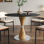 Table de petit-déjeuner Table de salle à manger ronde Table de tulipe moderne 31 "/ 43"-1277293298-1277293307
