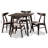 Chikamara 4 - Person Solid Wood Top Four Leg Base Dining Set-2106762218