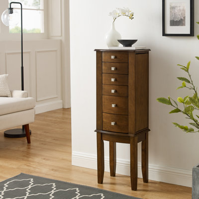 14'' Wide Freestanding Jewelry Armoire