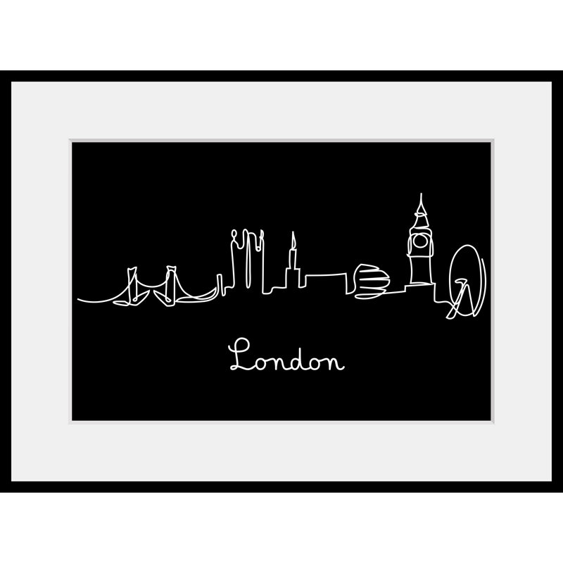 London - Single Picture Frame Print