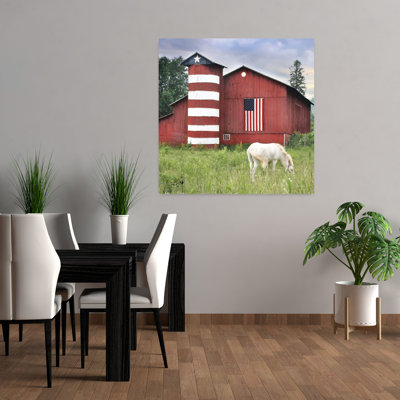 «American Farm», cheval contemporain, architecture de paysage, art