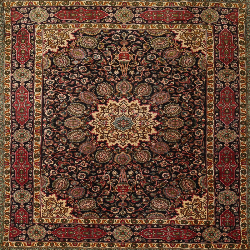Gallaudet Oriental Indoor Rug, Square 5'