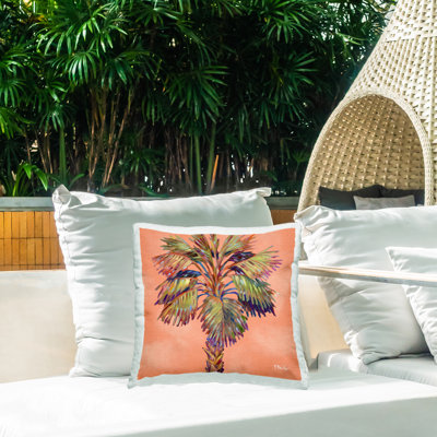 Coussin extérieur Bondi Beach Palm par Paul Brent