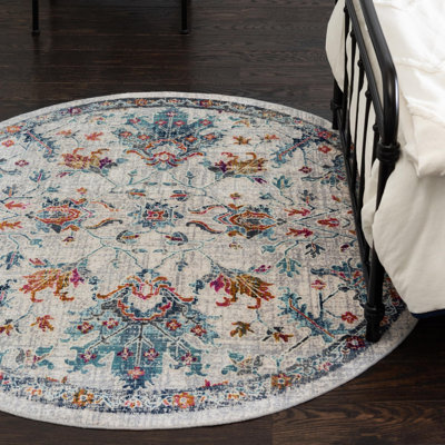 Tapis oriental ivoire