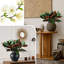 Fleurs artificielles, arrangement de magnolia artificiel 22 po pour vase, décoration de centre de table