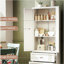 Armoire de cuisine 72 po avec 2 tiroirs, armoire de rangement avec tablettes réglables