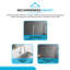 Évier de buanderie en acier inoxydable avec drain encastré ou sur comptoir KBFmore KLA01 / 23/30-87479372-87479371