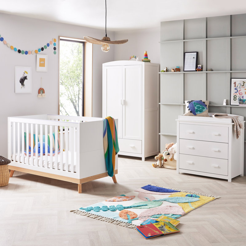 Mona 3 Piece Universal Room Set, White