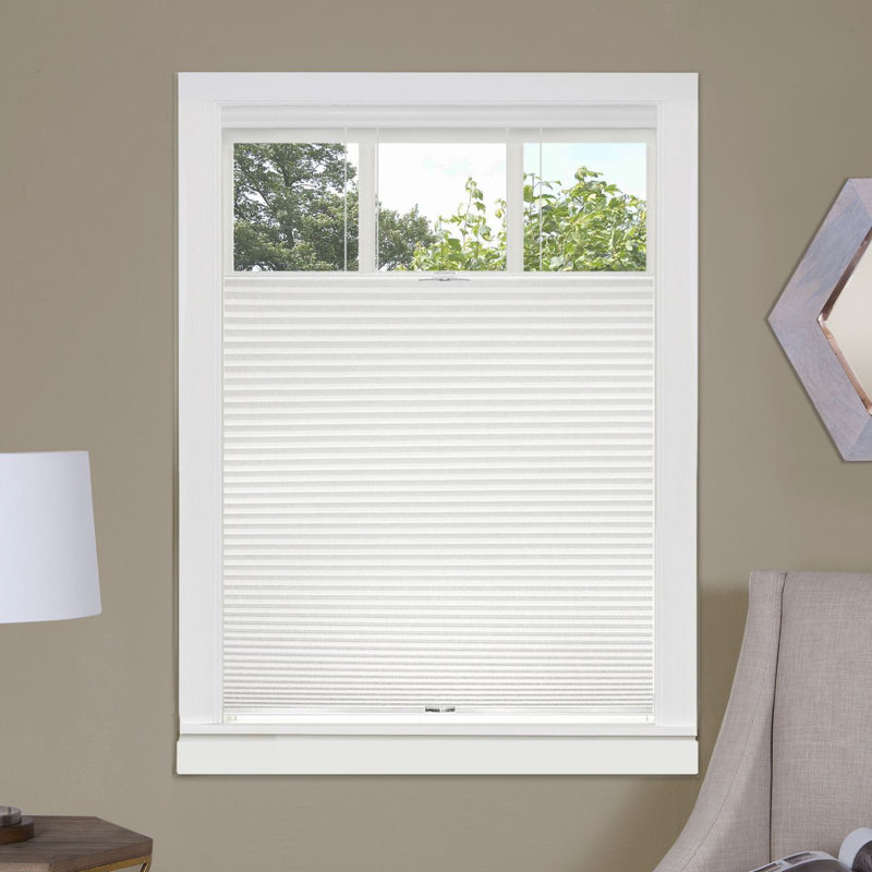 Rideau diaphane Lilie, Blanc, L 33 po x L 64 po