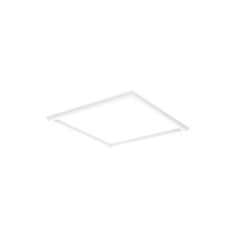 Dimmable Flat Panel Ceiling Light, 5000LM, 1" H x 23.8" W x 23.8" D