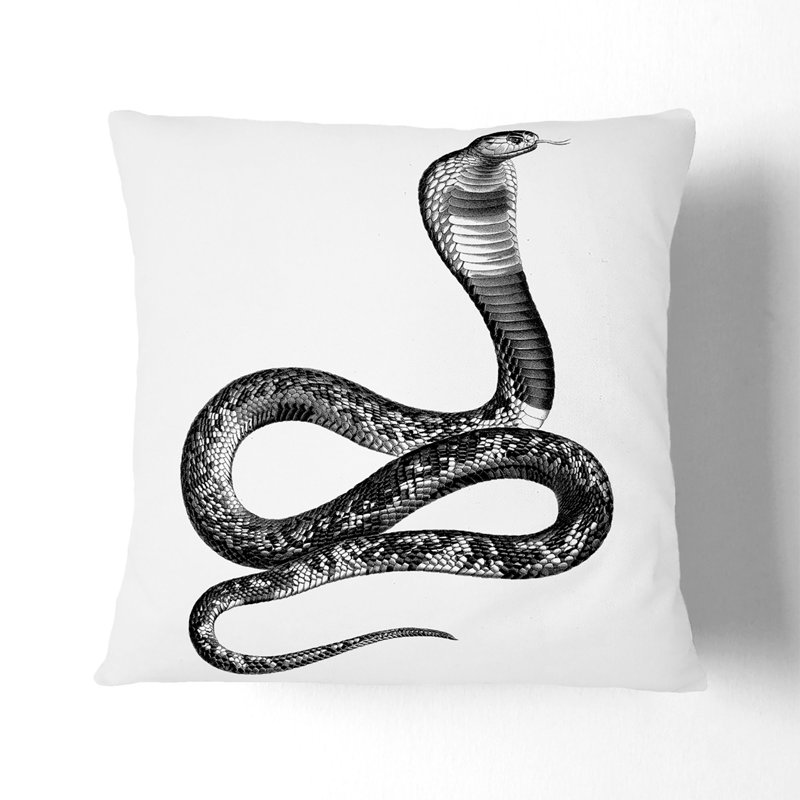 Square Throw Cushion, 40cm H x 40cm W x 15cm D