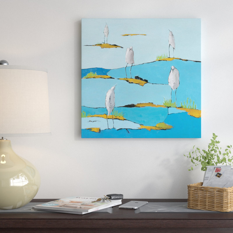 « beach bums », reproduction d’art sur toile, H 12 po x l 12 po x P 0,75 po, Toile tendue, Pas de tapis