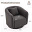 Fauteuil pivotant rembourré Boucle-98666136