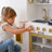 Teamson Kids Little Chef Mayfair Retro Wooden Pretend Play Kitchen with Light, Sound & Accessories-54520736