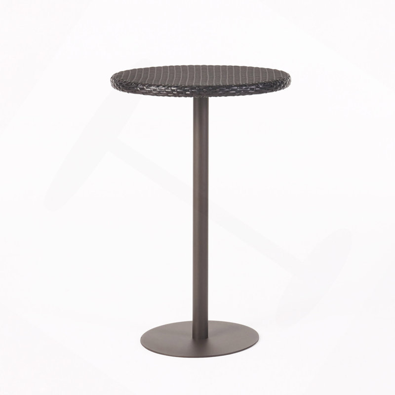 Patio/Outdoor Round Pe Rattan Bar Table
