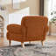 Fauteuil d'appoint 41,75 "surdimensionné avec accoudoirs encastrés et pieds en bois massif-1269184566