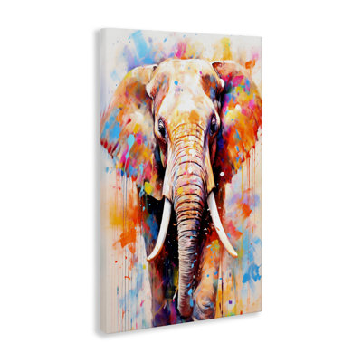 Toile d'éléphant sauvage, design par Ray Powers