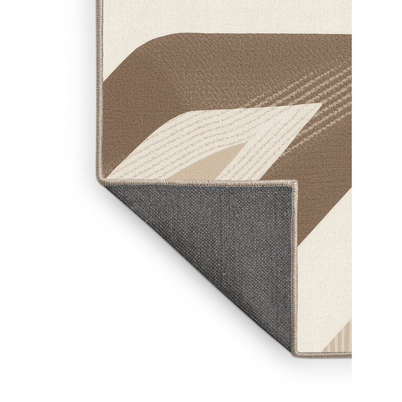 Tapis scandinave doux et moelleux doux et moelleux beige clair Eickhoff, 8 pieds carrés
