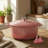 Overmont 5.5 Qt Enameled Cast Iron Dutch Oven With Lid & Accessories – Pink Cookware For Baking, Roasting & Stews-120199019-120199022