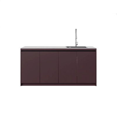 Outdoor Aluminum Cabinet with Sink