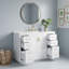 Meuble-lavabo de salle de bain avec lavabo et six tiroirs-42836783