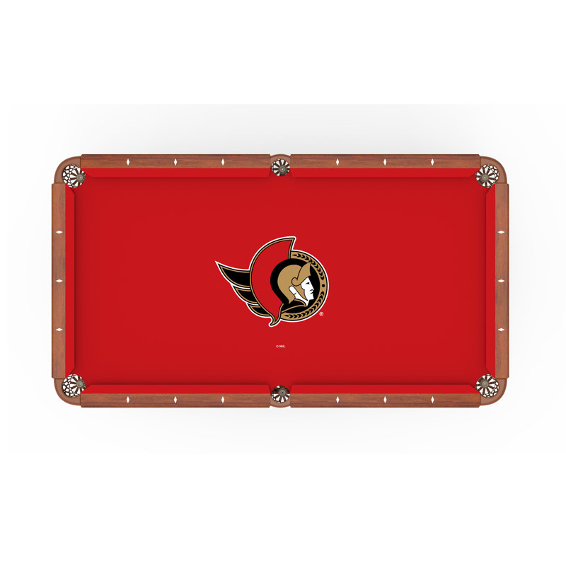 Chiffon pour table de billard NHL, 108 po, Ottawa Senators