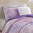 Modern Bedding Sets, Microfiber Twin XL Purple Tie Dye for Home Dorm
