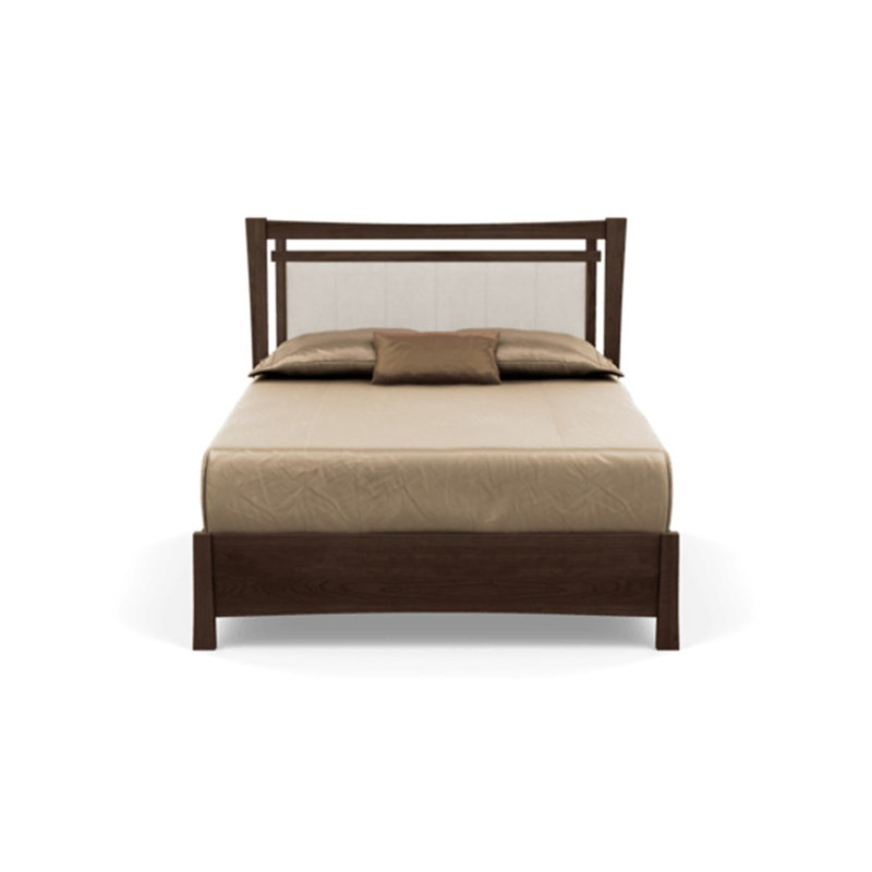 Monterey Upholstered Bed, King, Onyx, Smoke Cherry