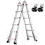 Aluminium Lightweight Folding Extension Ladder-1991197946-1991197949