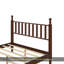 Lit plateforme double en bois avec tête de lit en forme de gourde, lit plateforme rétro avec support en lattes de bois, noyer-1153368237-1153368235