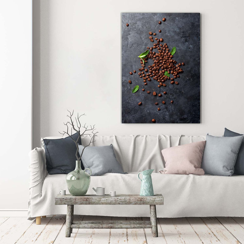 Coffee Beans - Wrapped Canvas Print