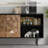 Retro Solid Wood Multi-Storage Sideboard