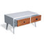 Hestur Solid Wood 4 Legs Coffee Table with Storage