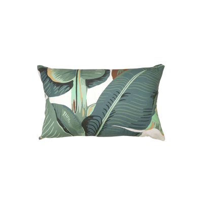 Hinson Palm Floral Lumbar Pillow Cover & Insert