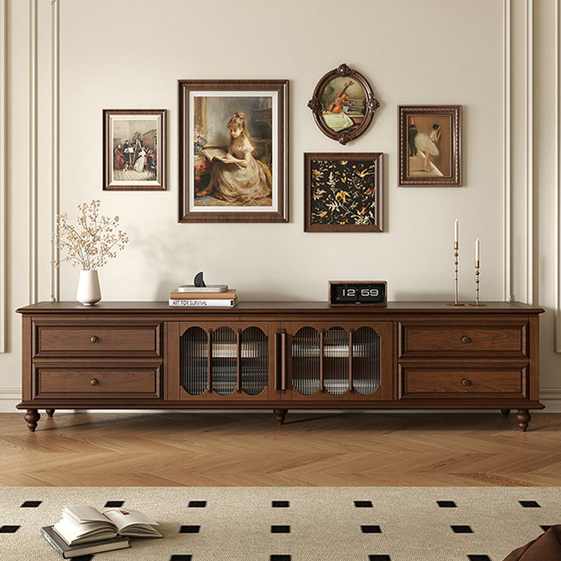 Meuble télé Retro, 86.61, Brun noyer