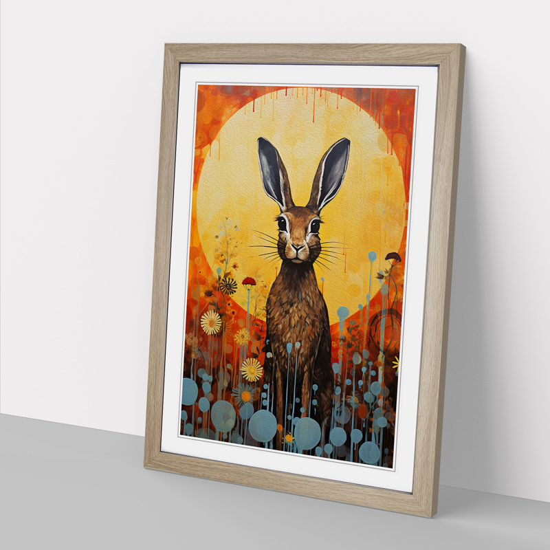 Hare Expressionism - Framed Print