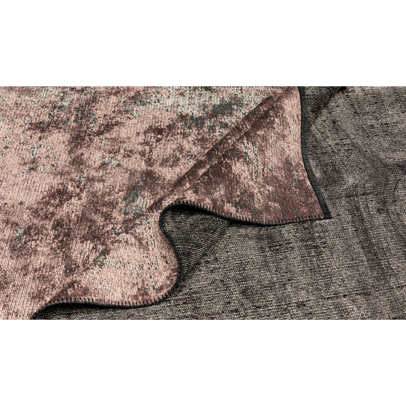 Rapture Abstract Lilac/Silver Gray Area Rug, Rectangle 7'10" x 9'10"