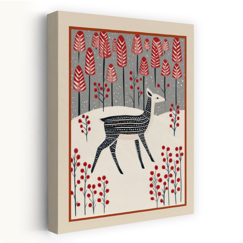 Art contemporain contemporain forêt fantaisiste abstrait, H 36 po x l 24 po