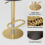 Height Adjustable Bar Stool