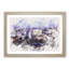 The Las Vegas Strip & Skyline in Nevada Watercolour - Picture Frame Graphic Art Print-56740299-56740297