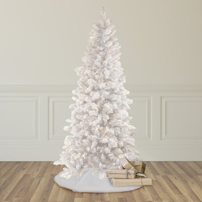 Pre-Lit Pine Artificial Christmas Tree Warm White LED Lights