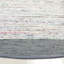 Tapis de couleur unie en coton tissé à la main Annia-20112350