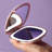 Mila 2 Compact Magnifying Makeup Mirror with LED Light, Rechargeable, 10x /1x Magnification, Tru-Glow Lighting System, Vegan Leather, Small Travel Mirror for Purses-48204938
